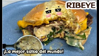 Sándwich Gourmet de Ribeye Fácil y delicioso [upl. by Zeret]