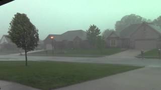 Severe Thunderstorm  May 1 2012 [upl. by Yecac492]