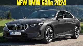 2024 BMW 530e  New version with fuel consumption up to 1 liter [upl. by Yelkao687]