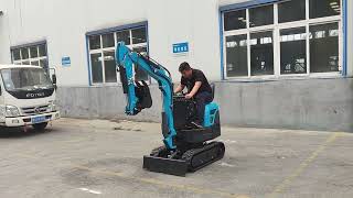 Small Crawler Digger Hydraulic Excavator Mini Excavators [upl. by Currey]