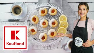 Weihnachtsgebäck  Zitronenkekse mit Marmelade und Glasur backen  Kaufland [upl. by Itsud]