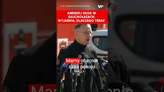 Andrzej Duda w Głuchołazach quotDlaczego dopiero terazquot [upl. by Siuluj859]