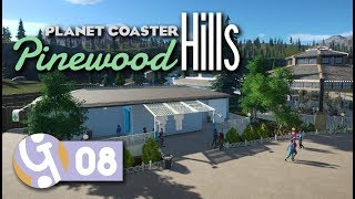 🌲 Staff Room amp Utilities  Pinewood Hills  Lets Play Planet Coaster 08 [upl. by Wylen17]