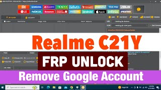 Realme C21y Frp Unlock By Unlock Tool  Realme C21Y RMX3261 Password Unlock [upl. by Kere818]