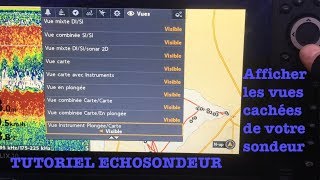 Tutoriel  les vues cachées sur sondeur Humminbird [upl. by Cloots324]