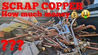 SCRAP COPPER How much is it worth 💰💰 [upl. by Rodie]