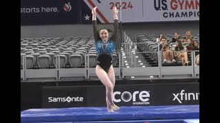 CAMBRY HAYNES BALANCE BEAM 2024 NATIONAL CHAMPIONSHIPS DAY 1 [upl. by Wernda111]