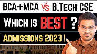 💥BCA  MCA Vs BTech CSE Which is Best MCA vs BTech Computer Science bca MCA btech [upl. by Jilly358]