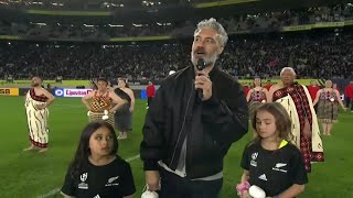 Taika Waititi and Pātea Māori Club  Poi E Performance  2022 Rugby World Cup New Zealand [upl. by Spielman]