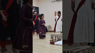 Kathak  class er sobtheke chotto dancer  4 year girl dancing Kathak [upl. by Ferneau]