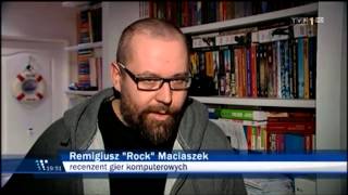 Remigiusz Rock Maciaszek w Wiadomościach TVP1 [upl. by Herbst290]