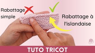 Tricot Montage des mailles à litalienne pour une bordure en côtes 11 [upl. by Tarkany]