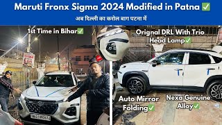 Maruti Fronx Base Model Modification ✅ Base To Top ✅Nexa OEM Accesories ✅ Fronx modified in Patna [upl. by Entirb]