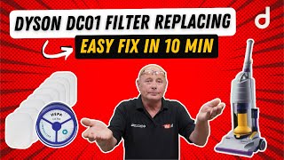 How to replace Dyson dc01 filters [upl. by Htomit539]