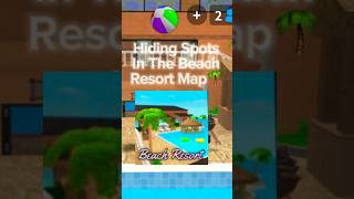 Hiding Spots In Beach Resort🌴 roblox murdermystery2 mm2 robloxedit edit [upl. by Adiuqram]