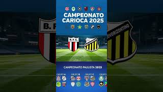 Qual é o melhor Campeonato paulista ou Carioca paulistao carioca2025 mundial jozao botafogo [upl. by Halden]