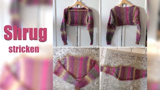 Shrug stricken  Ärmelschal [upl. by Inafetse]