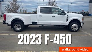 2023 Ford F450 XLT walkaround video 002 [upl. by Talya]