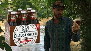 Clausthaler Dry Hopped Non Alcoholic Beer Review [upl. by Etteneg436]