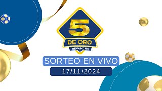 Sorteo 5 de Oro  17112024 [upl. by Luhey]