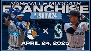 TURBOYODA GOES CRAZY  Nashville MudCats  Seattle Mariners  MLB The Show 24 [upl. by Blodget593]