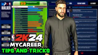 TOP My Career Tips amp Tricks In NBA 2K24 Tips For Beginners amp Experienced Players [upl. by Westbrooke]