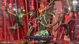 First Look Hot Toys Spider Man No Way Home 14 Spider Man [upl. by Lustick]