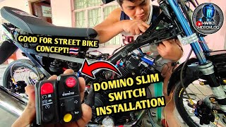 DOMINO SWITCH INSTALLATION  STREET BIKE CONCEPT R150  MARKSMOTOVLOG dominoswitch dominosjrp [upl. by Eilarol952]