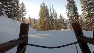 GoPro HD Hero 2 Sled Ride  Rodelfahrt edited version [upl. by Nahor28]