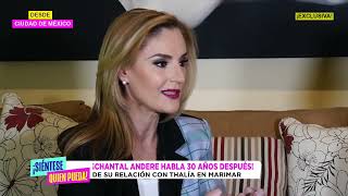 Chantal Andere y Thalía Enemigas de Novela Amigas En La Vida Real [upl. by Rotkiv]