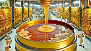 How Honey is Made In Factory  Honey Factory Process [upl. by Viridi880]