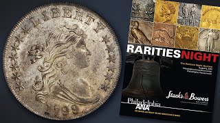 Extremely Rare 17998 Draped Bust Silver 1 Sells For 123375 in Stacks Bowers Rare Coin Auction [upl. by Ennahgem]