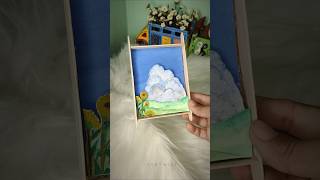 3D paint🌻🪟🌬️☁️ diy art 3dart youtubeshorts painting trending song [upl. by Nagel]