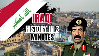 Iraq History in 3 Minutes iraq history [upl. by Dyl]