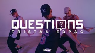 Questions  Chris Brown Dance  Tristan Edpao Choreography  STEEZYCO Beginner Class [upl. by Lyrehc561]