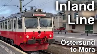 TRAIN DRIVERS VIEW The legendary Inland Line ÖstersundMora [upl. by Ecinna]