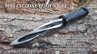 United Cutlery  M48 Cyclone Boot Knife  ModelUC3287 [upl. by Anilec]