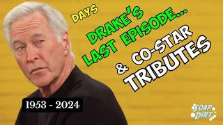 Days of our Lives Drake Hogestyn Last Episode amp Cast Tributes to John Black Actor daysofourlives [upl. by Metah626]