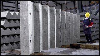 Precast Concrete Staircase Production Process Interesting Process！ [upl. by Zosi642]