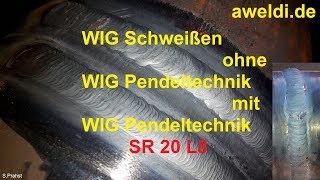 Rohrschweißen WIG Schweißen ohne WIG Pendeltechnik mit WIG Pendeltechnik Decklage Rohr YouTube [upl. by Melda]