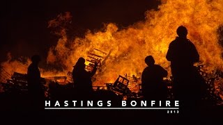 quotHastings On Firequot  Hastings Bonfire 2013 [upl. by Airitac92]