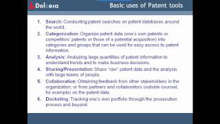 Patent Dashboard in the Family of Patent Tools [upl. by Maples995]