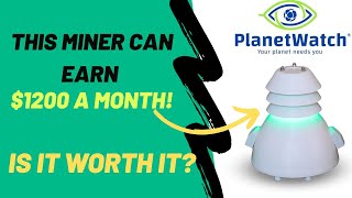 Type 1 PlanetWatch Airqino Sensor Miner Earns 1200 a month  Is it worth it [upl. by Esmaria]