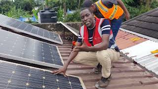 Ufungaji wa Solar PV [upl. by Nelleoj]