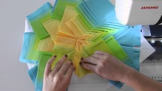 Fancy Folded Star Pillow  How To Fold [upl. by Anirtal]