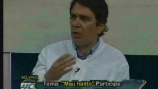 Mau hálito Halitose  SBT entrevista o Dr Maurício Duarte da Conceição  Alô TVB Caseum [upl. by Nnylf713]