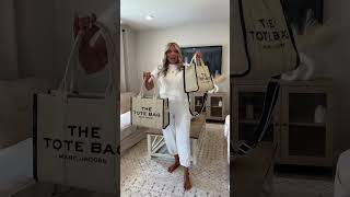 ‘The Tote Bag’ by Marc Jacobs honest review beige aesthetic neutral style amazon style review [upl. by Eliak]