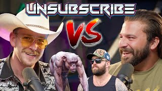 The Fat Electrician Vs Chimpanzee ft King Trout amp Brandon Herrera  Unsubscribe Podcast Clips [upl. by Felike]