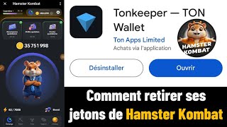 Comment ❗ RETIRER ❗les jetons de HAMSTER 🐹 KOMBAT ❓ [upl. by Hanna]