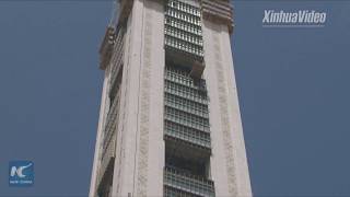 Chinese firm builds Algerias giant mosque with worlds tallest minaret [upl. by Adnileb]